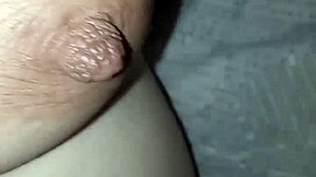 she flashes her huge tits and round belly on the street