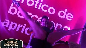 i hooked up with pamela sanchez the spanish pornstar outdoors with a random public guy for fun