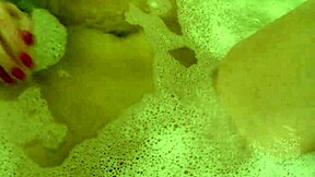 Petite Brunette Livilla Y Fingers Shaved Pussy Hard in Shower