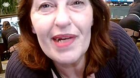 Dawnskye1962 teases with dirty talk in fishnets heels and lingerie before mirrors