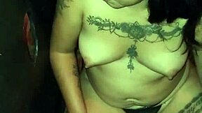 Puta Latina Sucking Huge Cock Through Glory Hole in Homemade Video