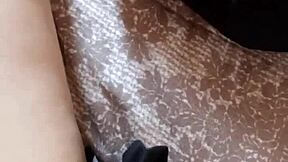 Hairy milf Gretala teases her curves in sexy stivali boots