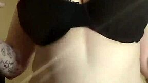 jerk off hard to my huge natural tits bouncing as i tease and cum with you