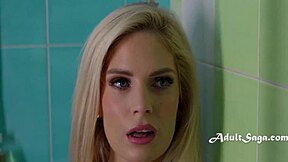 Classy Blonde Bombshell Candee Licious Endures Double Anal Penetration and Ass to Mouth