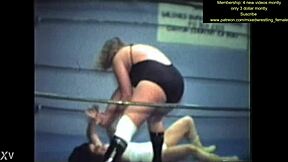 who dominates in this fierce mixed wrestling showdown?