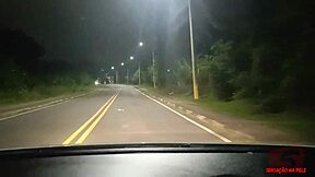 Drika Muniz Sucks Cock On Ride To Roadside Motel Fuck