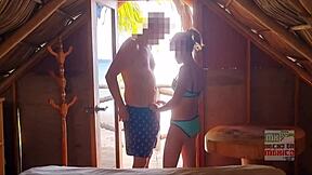 we fuck this young mexican slut on the beach where she loves public pounding