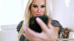 Robbin Banx Deepthroats Danny Steel's Monster Cock As Hot Cougar!