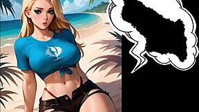 comic babe lost in jungle gets monster cock gangbang gaping