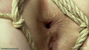 Blonde Slave Trainee Ass Gaped Wide Bound And Toyed Hard