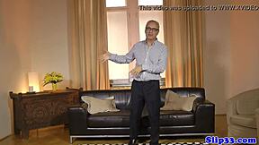 ohh yeah stockinged glamour euro babe bent over doggystyled deep by old guy's throbbing cock