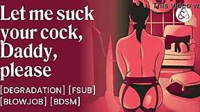 Facial blasts submissive brat begging to serve as daddy's bound bdsm creampie sex toy