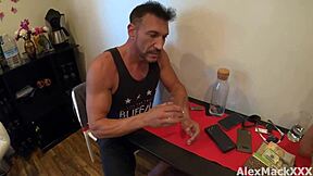 Husband Pays Rent Sharing Big Tit Wife for Deepthroat Rough Fuck