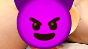 Dragon dildo fan slides miranielt's huge monster deep into soft pussy. she moans testing the massive toy stretch fully.