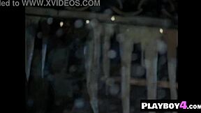 Beautiful Big Tits Milf Christine Smith Strips Curvy Naked Body