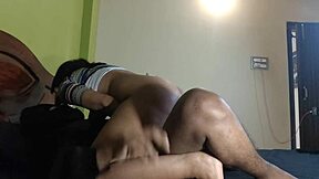 yo, pounding my step bro's best friend hard on the bed till she creams