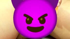 Dragon dildo fan slides miranielt's huge monster deep into soft pussy. she moans testing the massive toy stretch fully.