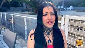 hey laeticia you sexy tattooed french milf with big tits and small waist