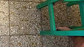 Trans Latina Sucks Cock Then Ass Fucked Closeup