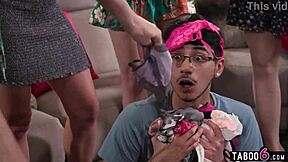 Hot Neighborhood Milfs Reverse Gangbang Panties Stealer