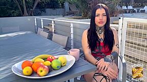 hey laeticia you sexy tattooed french milf with big tits and small waist