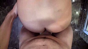 Horny Old Man Pounds Hot Daughter's Friend Bent Over in Shower Doggystyle Moaning