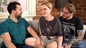 Charlie forde dicked deep in 3some by lucky david... damn hot