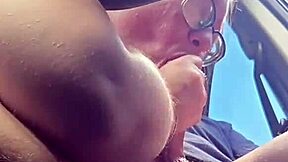Fat bbw chokes on homemade monster cock for lunch