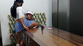 uhh old guy fucks this curvy student slut who hits on him in lingerie roleplay doesnt hold back