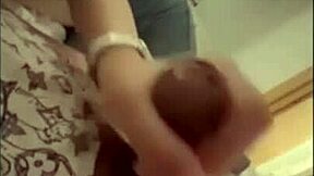 she lets her young asian girlfriend's boyfriend shoot inside during her safe period today