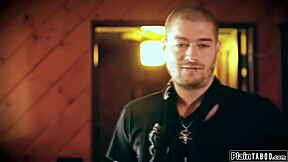 Virgin stepsis feels raw terror and thrill as rockstar roughly defiles her tight hole