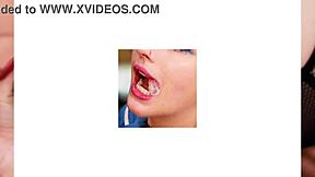 naughty college student in ripped lingerie gets spanked roughly by mature cougar over wet panties