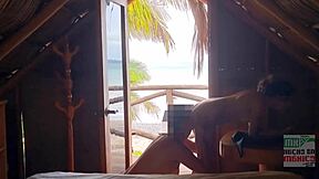 we fuck this young mexican slut on the beach where she loves public pounding