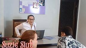 Slutty Milf Doctor Suzie Heals Stud with Quickie Anal Creampie