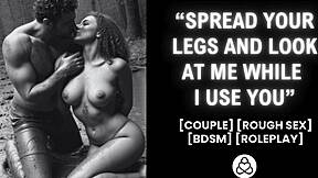 hey babe he bends you over dominating your wet pussy in forest bdsm roleplay... feels so real