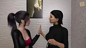 big ass and tits tempt in erotic leap of faith pose 20