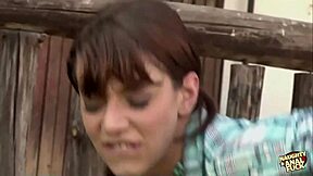 elioska cross turns outdoor fun into wild anal ass licking ride