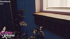 wanna peek at your chubby british neighbor's big natural tits in the shower?