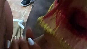 my neighbor gave me the best sloppy homemade mamada ever