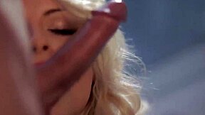 cfnm babe seduces with sloppy blowjob ending in facial cumshot