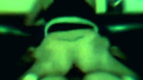 Latina Prostitute's Tattooed Ass Milked Dry by Lover's Cumshot