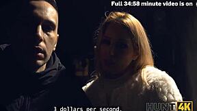 Blonde Girlfriend's Cuckold Sex Timer Game with Old Friend