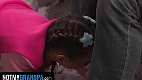 you wanna be a whore? stepgrandpa's monster cock will assfuck your teen holes deep and creampie you