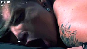 Toes ache for hot cum load