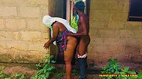 Stepbrother Pounds Neighbor Milf in Quick Doggystyle Creampie