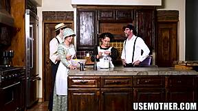 Petite milf mommy jessie blows big tits taboo in amish pov