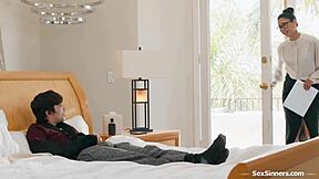 teacher lends me her special helping hand