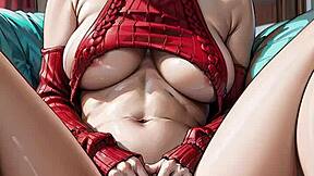 glamorous ai blonde lifts skirt flashing her pussy on busy public streets