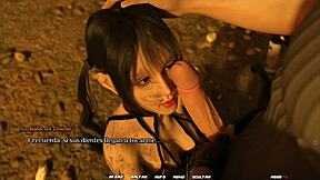 i get so hooked playing this rough blowjob desert stalker game chapter one in español... damn