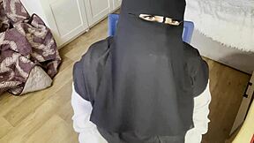 Turkish Hijab Woman Fingers Pussy In Pantyhose